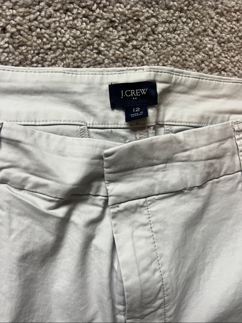LOT 4 J Crew shorts women’s size 12. Khaki, black, grey & green - Picture 2 of 10